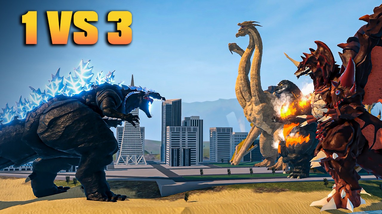 GODZILLA ULTIMA VS 3 STRONGEST BOSS KAIJUS! | Kaiju Alpha