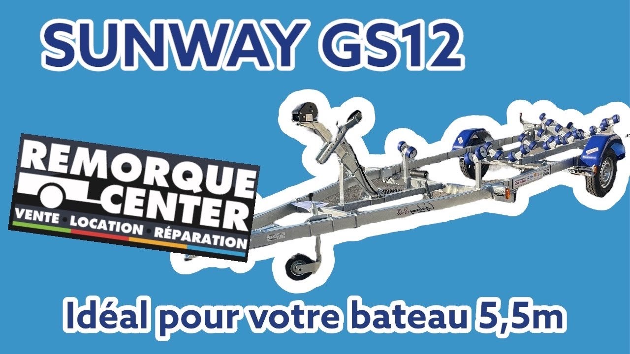 Flo et Nico SUNWAY Gs12 | La remorque bateau qu&rsquo;il vous faut!