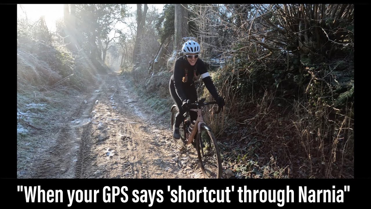 Incredible Blue Sky Icy Denbies & Surrey Hills Gravel Ride | Stunning Drone Footage & Hapi Cafe Stop