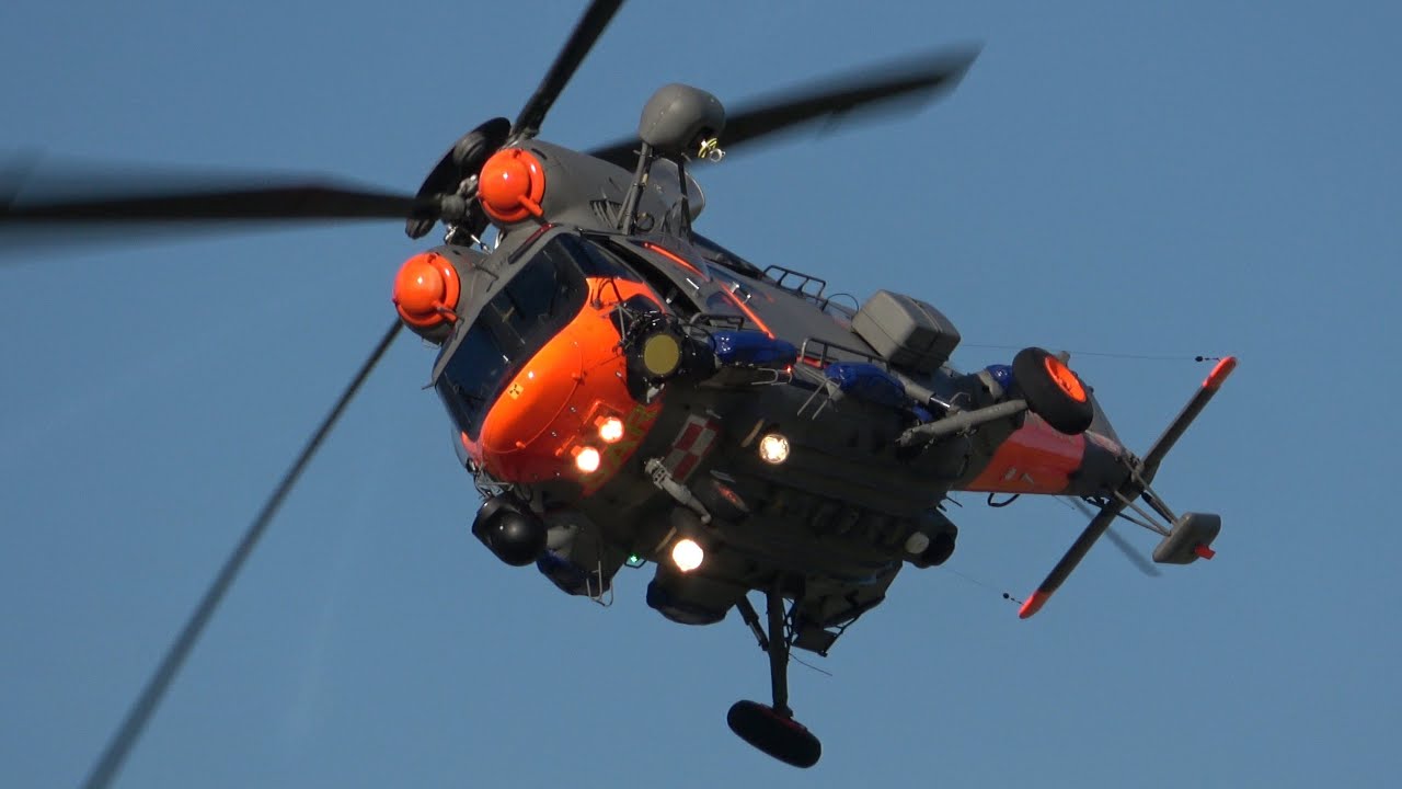 4Kᵁᴴᴰ PZL W-3RM Anakonda Polish Navy SAR Search & Rescue Demo @ LOTOS GDYNIA AEROBALTIC AIRSHOW 2021