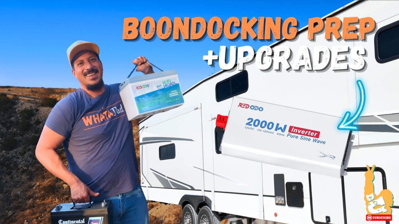 Boondocking Prep Complete! Redodo Lithium RV Upgrade