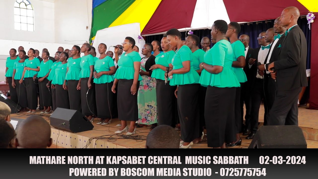 MUSIC SABBATH  AT KAPSABET CENTRAL SDA CHURCH #MATHARE NORTH EVANGELISTIC CHOIR#MATHARE NORTH SDA