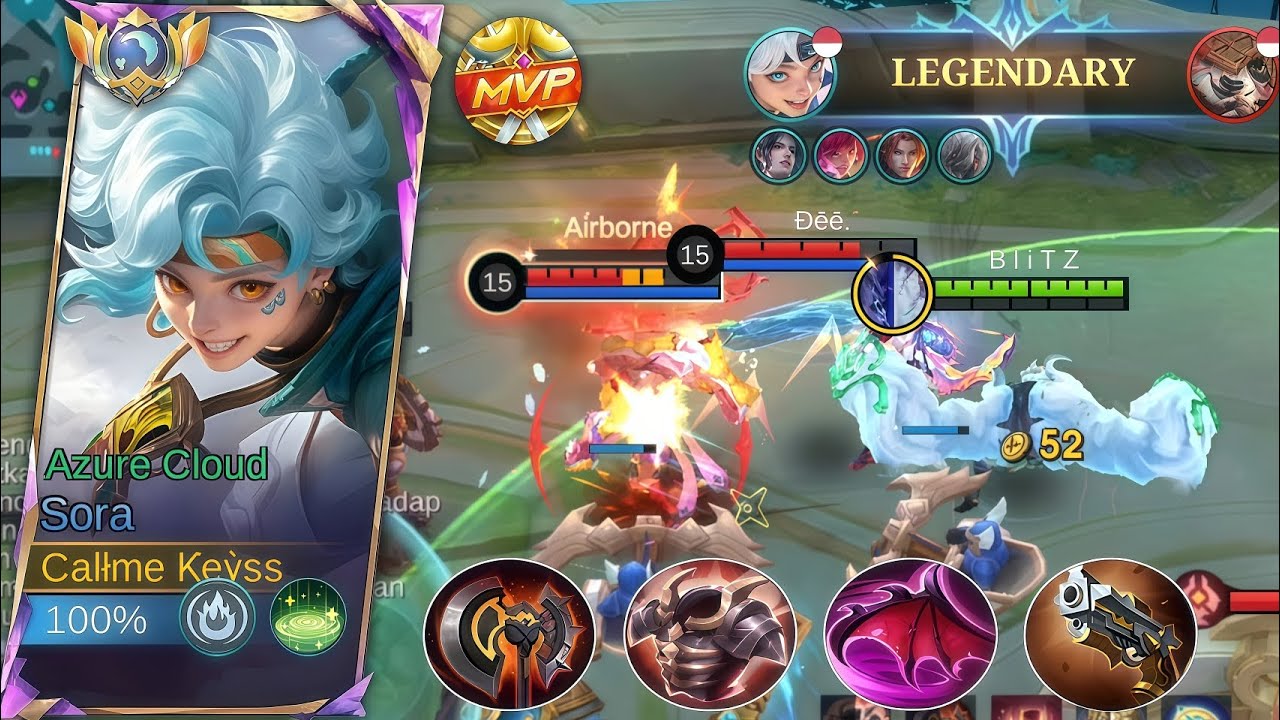 WALAUPUN SUDAH DI NERF ! SORA MASIH TETAP META & JADI LANGGANAN BAN PICK DI RANK | SORA MLBB
