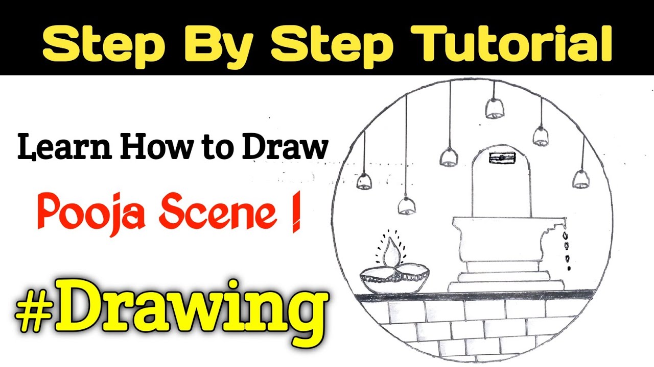 Beautiful Shivling Drawing with Diya | Step by step Tutorial | Mahashivratri drawing | #drawing
