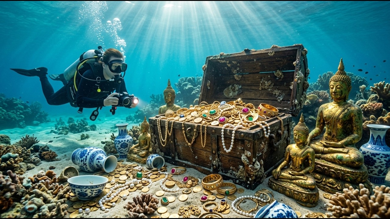 TREASURE HUNTING: Discovering a Lost Golden City & Recovering Ancient Relics | Deep Sea Giants