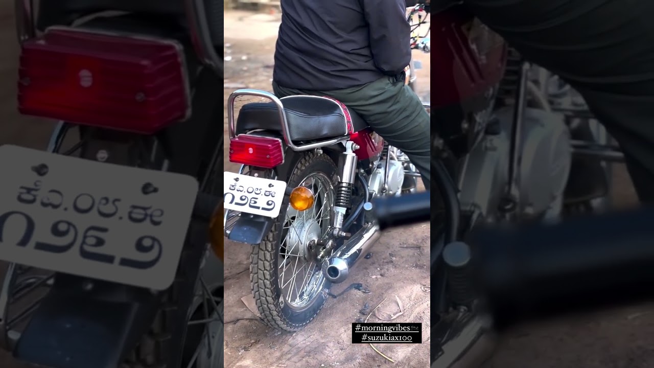Suzuki AX100 sound/|\IND-Suzuki AX100R beat sound with Shogun muffler | #2stroke #suzuki #ax100