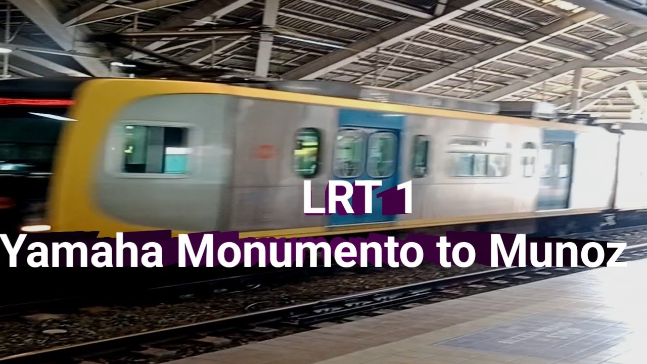 LRT 1 Ride Yamaha Monumento Station 🚉 to Roosevelt Munoz