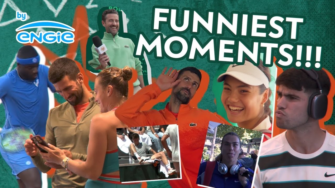 The FUNNIEST moments from Roland-Garros so far!! 😂| From Paris with Clay by Engie