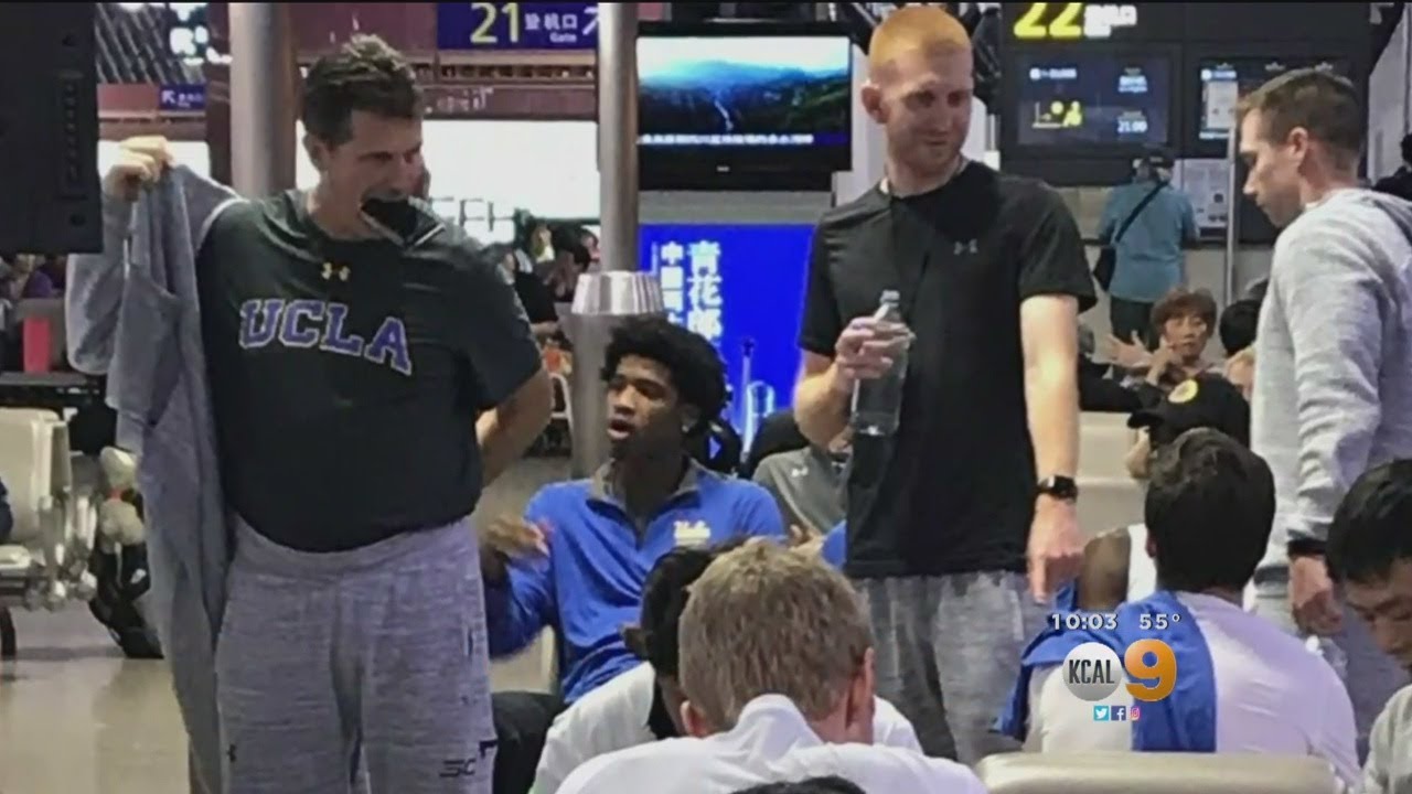 UCLA Team Returns From China Minus 3 Players Arrested For Shoplifting