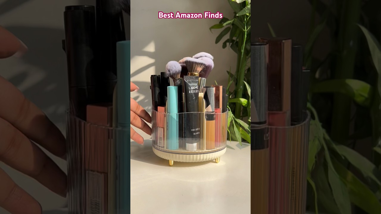 Best Amazon Finds ~ Makeup Organiser #amazonfinds #amazonhaul #makeup #organizer #ashortaday