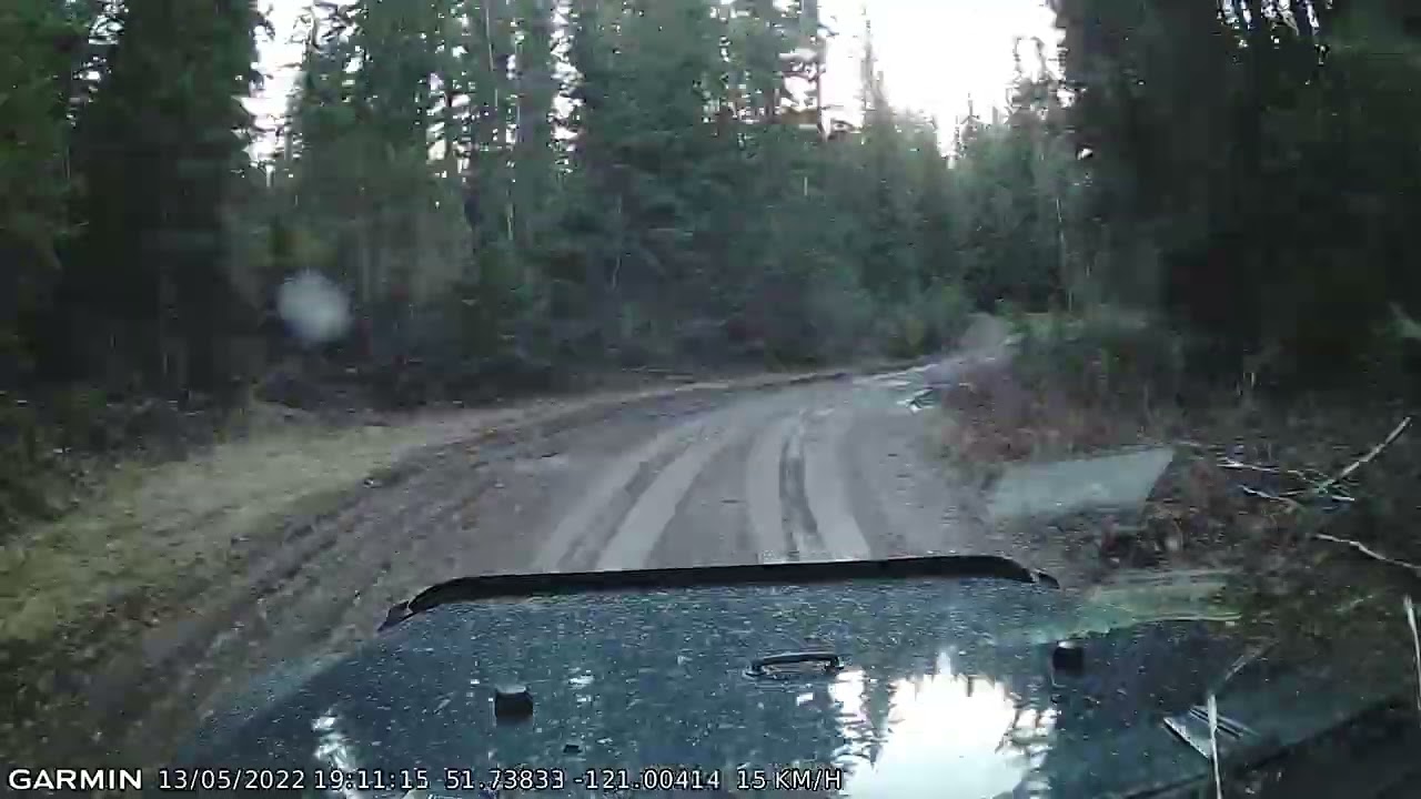 Road from the ranch 100 mile house BC
