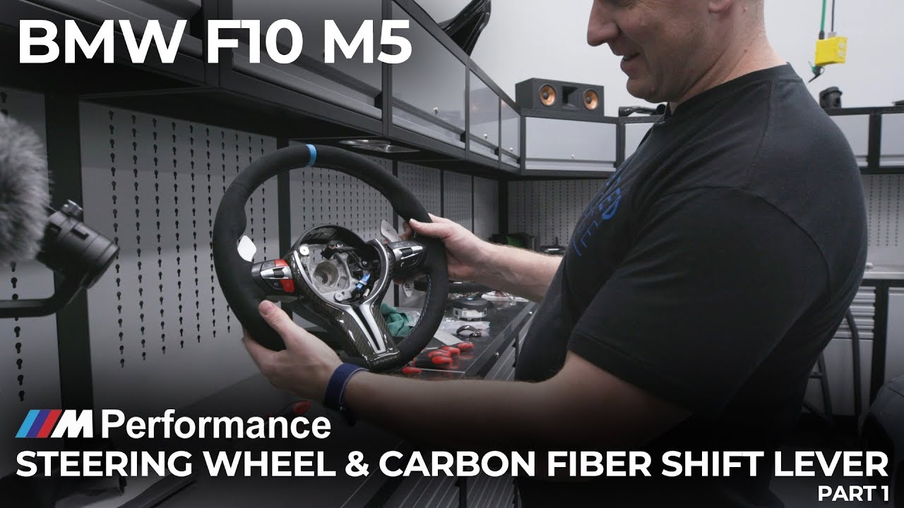 BMW F10 M5 M Performance Steering Wheel and Carbon Fiber Shift Lever - Part 1