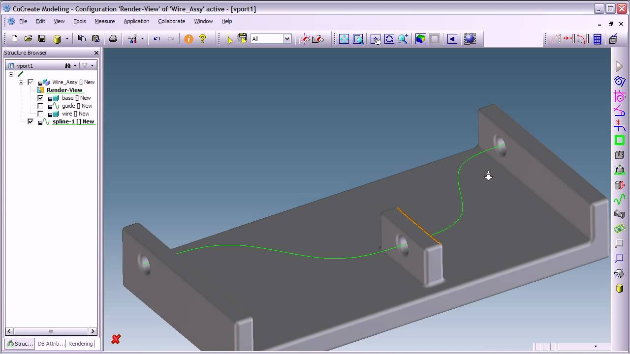 3D CAD: Creo Elements/Direct Modeling Spline Basics