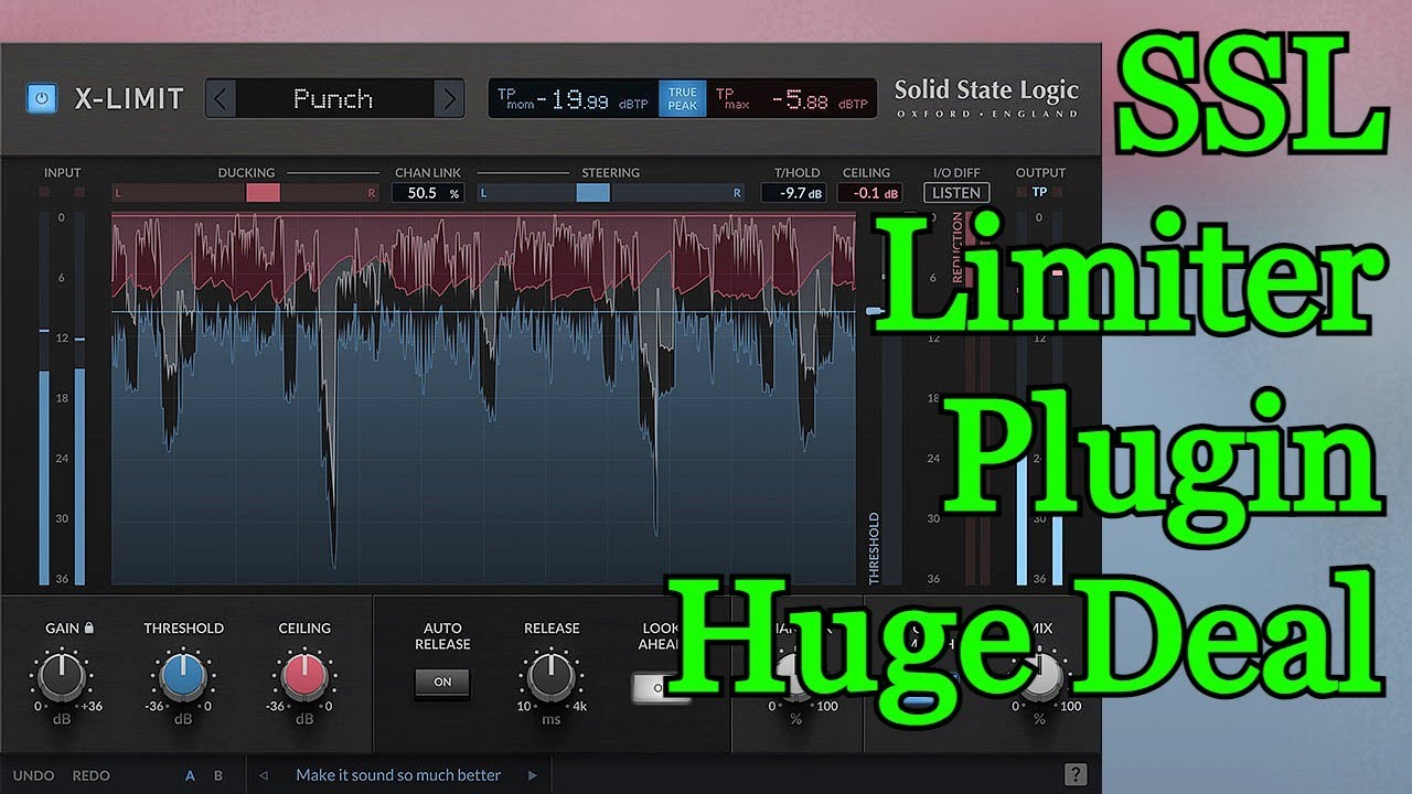 Отличная сделка! Мощный VST-плагин True Peak Limiter от Solid State Logic — SSL X-Limit — обзор и...
