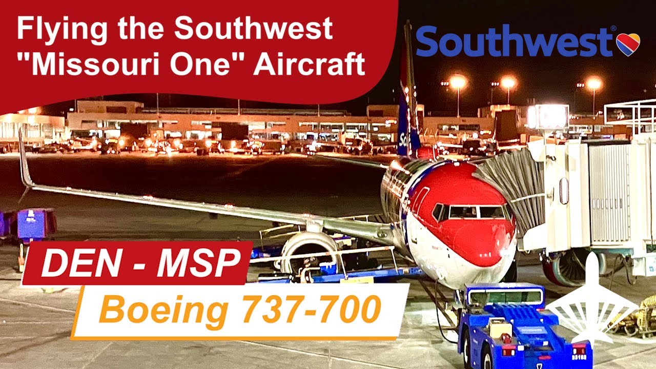 Flying on the Missouri One | Southwest Airlines | Denver - Minneapolis | B737-700 | N280WN | Economy