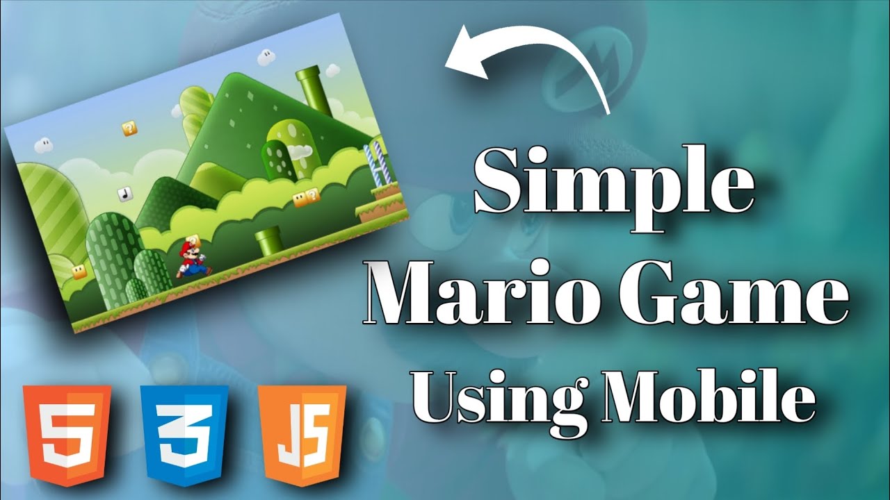Simple Mario Game Using Js in Android/iPhone