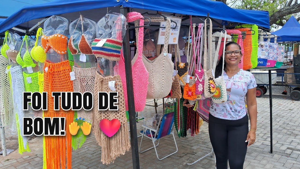 CROCHÊ NA RUA - vestígios de um dia abençoado de mais!🙏🧶