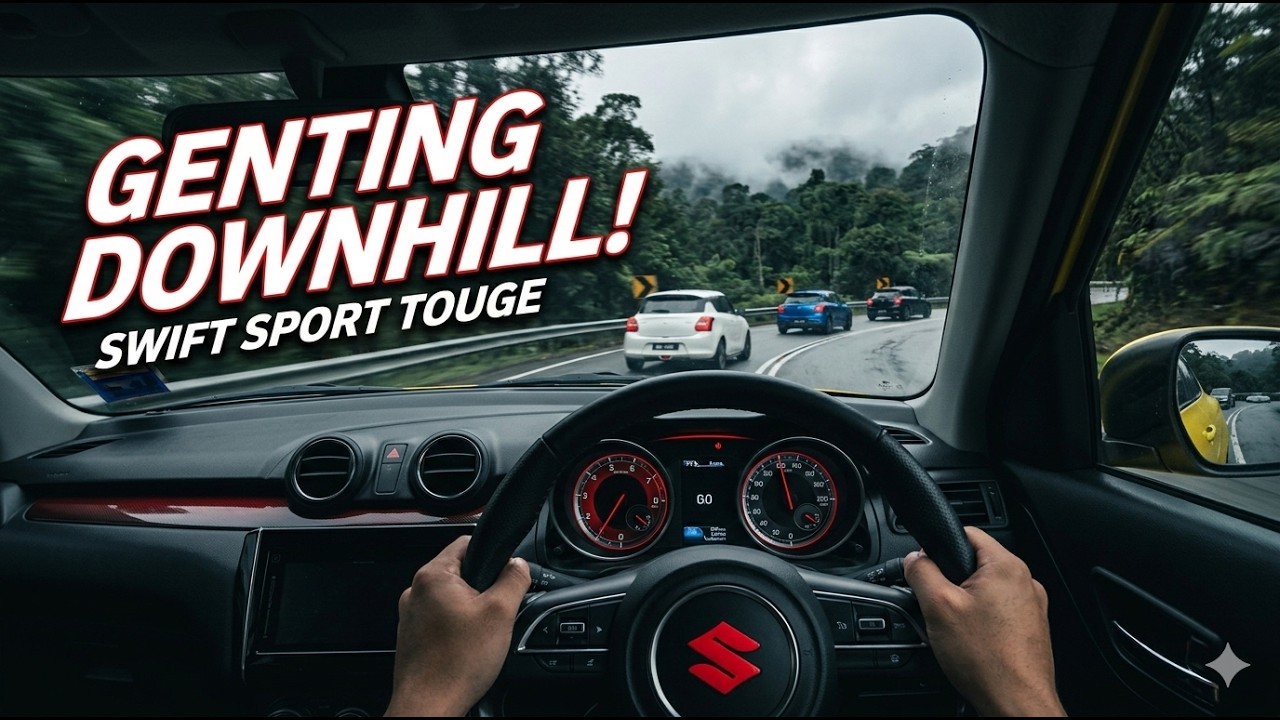 Pure Joy on the Genting Downhill in Suzuki Swift Sport ZC33S