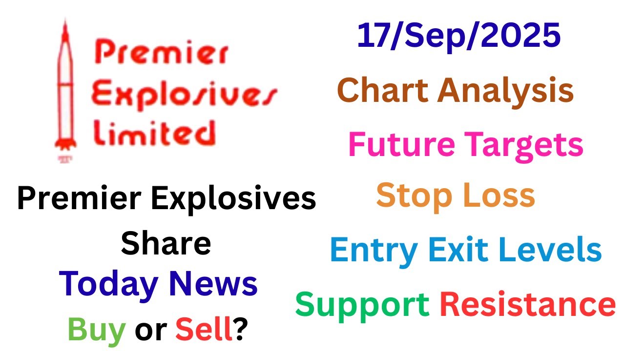 Premier Explosives Share Today News Premier Explosives Stock Analysis Support Resistance Target 900