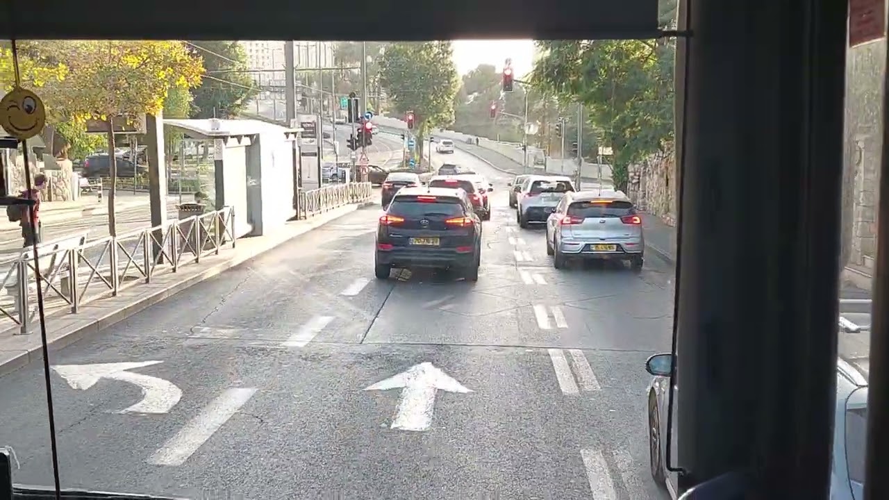 מירושלים מלחה לרמת גן קניון איילון דרך הכבישים 1 ו-4 Jerusalem Malha to Ramat Gan Ayalon Mall