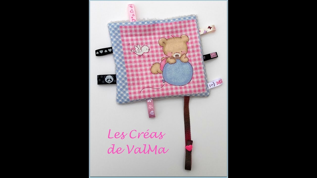 Doudou Etiquettes plat porte Tétine - Tuto couture ValMa