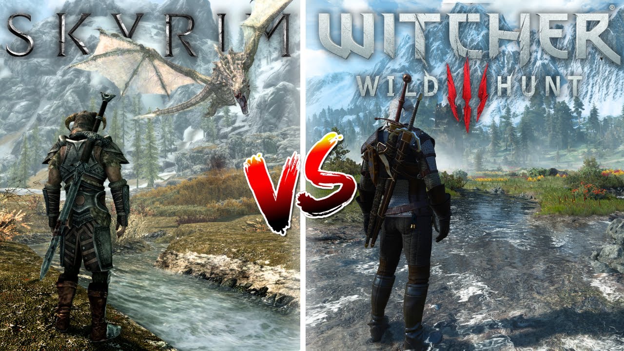 Skyrim против The Witcher 3 — прямое сравнение