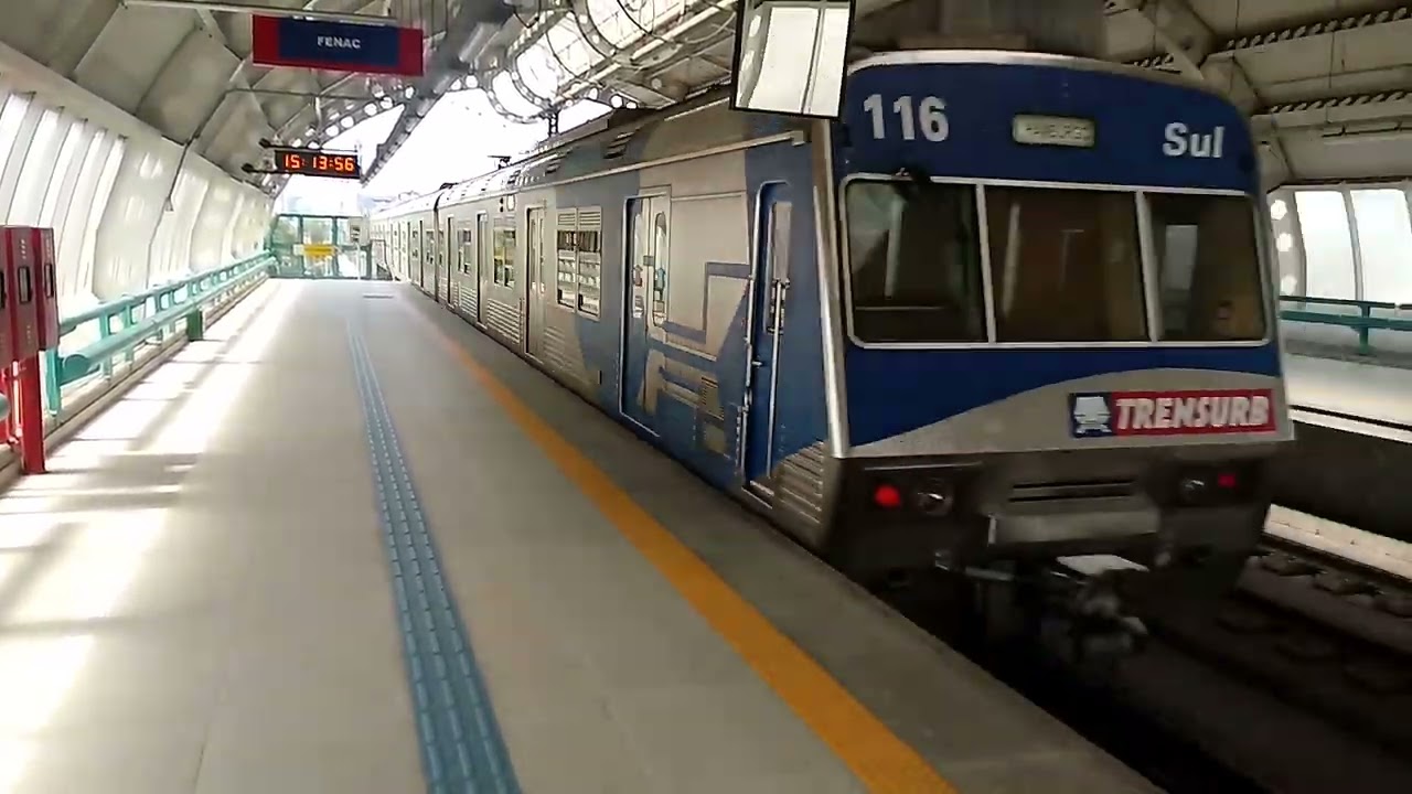 Trensurb 116 Saindo Da Estação Fenac