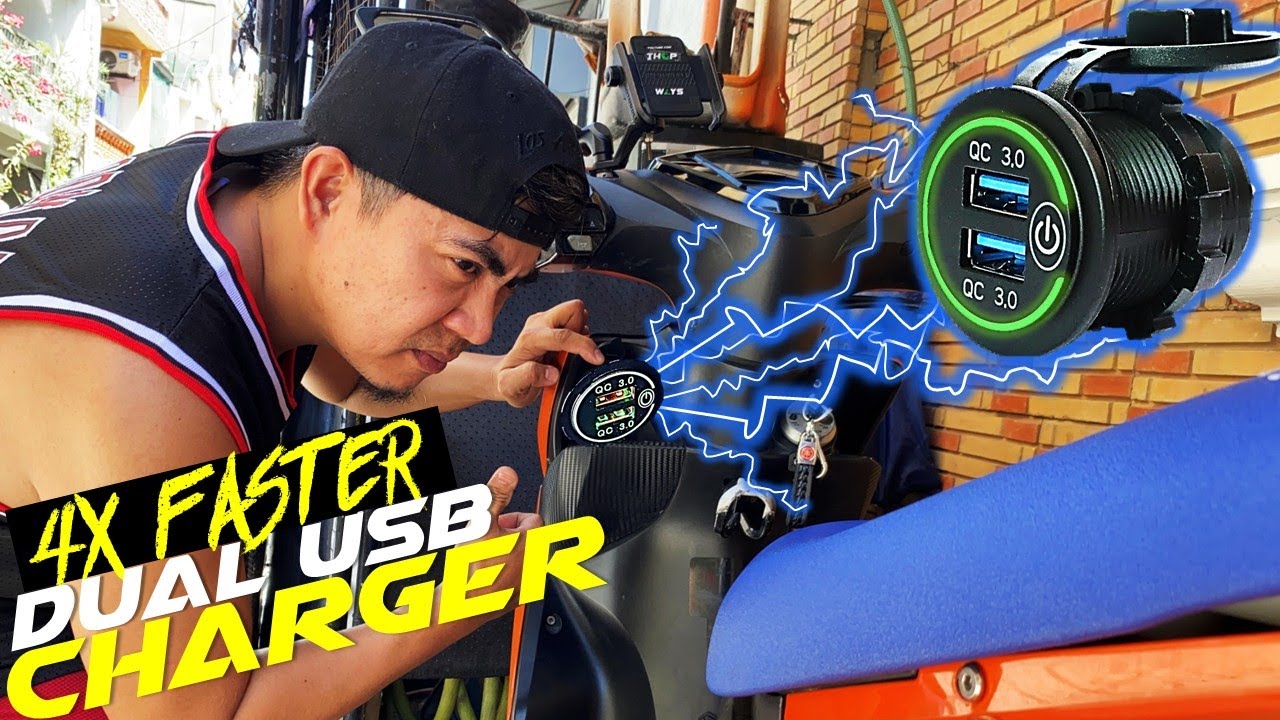 USB Charging port | DIY Installation on MIO MXi