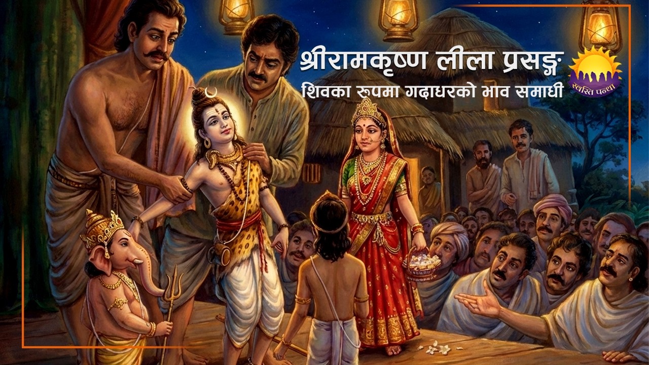 Sri Ramakrishna Leela | Gadadhar entered deep bhava-samadhi as Shiva | Shivaratri