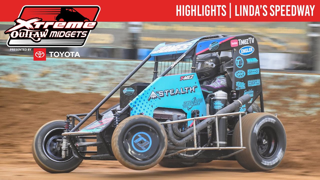 Xtreme Outlaw Midget Series Presented by Toyota | Linda’s Speedway | August 7, 2025 | HIGHLIGHTS
