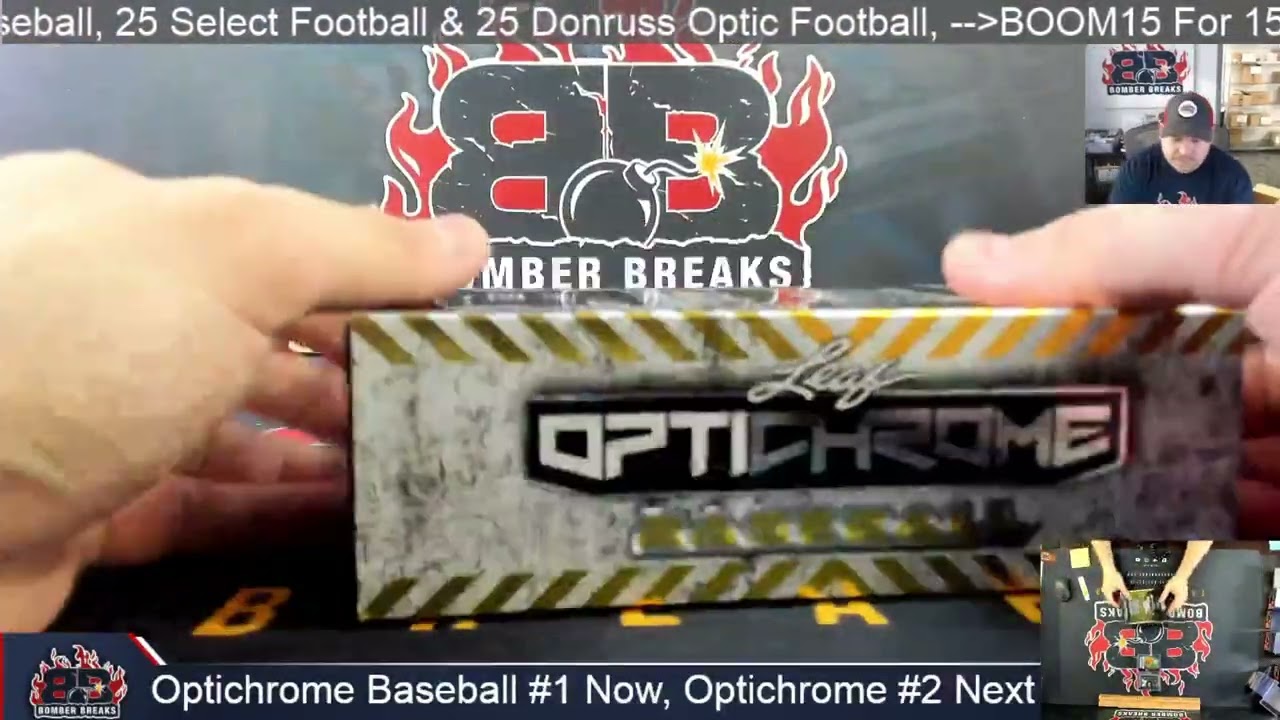 2025 Leaf Optichrome Baseball Checklist #1 3 Hobby Box Break 3 6 26