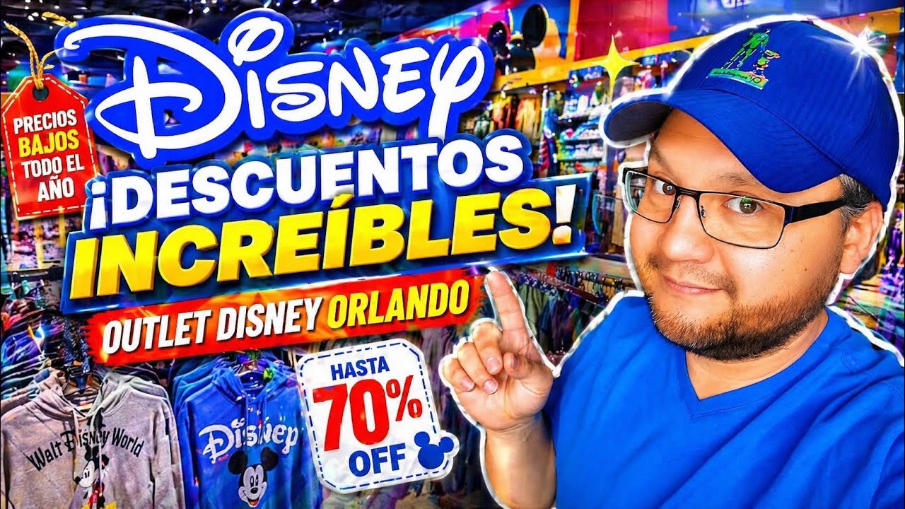 🔥 ¡VISITAMOS la 🛍️ TIENDA OUTLET de DISNEY en ORLANDO! 🏰✨ ¡La MÁS BUSCADA por los FANÁTICOS!