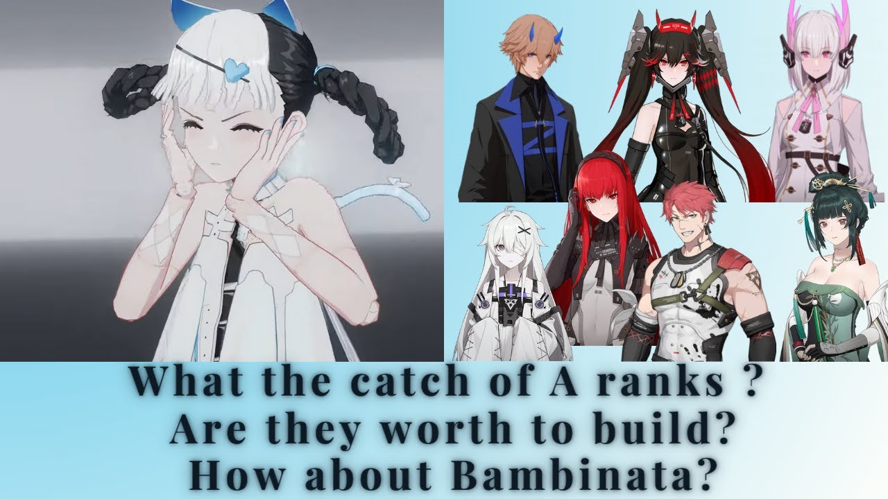 PGR What the catch of A ranks ? Are they worth to build? How about Bambinata?
