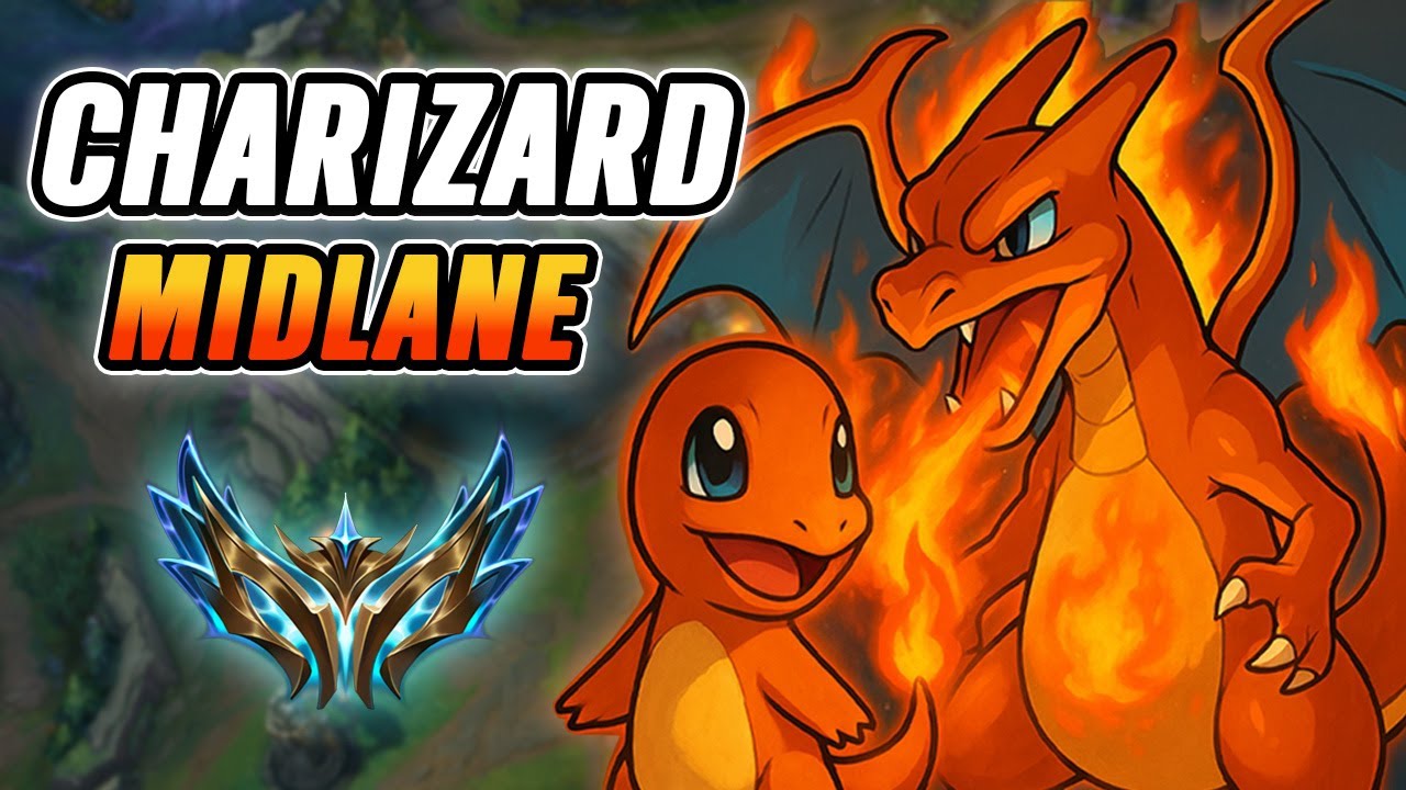 I played POKEMON in League of Legends I Charizard