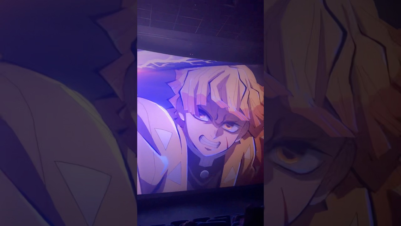 Demon Slayer in IMAX,Zenitsu Fight⚡️