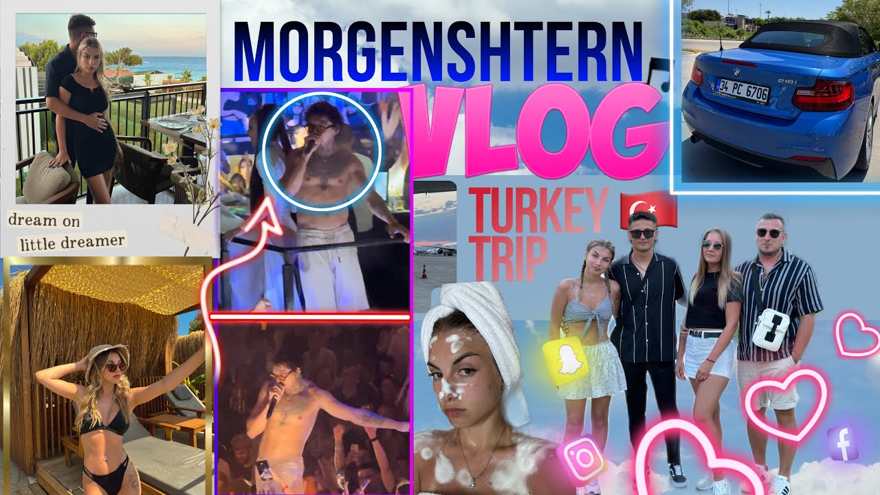 VLOG: улетели с друзьями в ТУРЦИЮ🇹🇷К МОРГЕНШТЕРНУ🎶ШОППИНГ🛍️