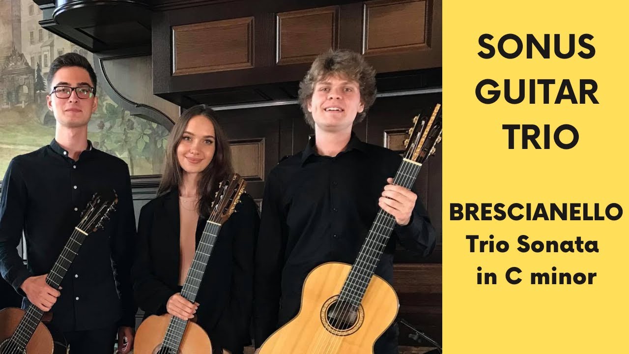 Giuseppe Brescianello: Trio Sonata in C minor performed by SONUS Guitar Trio