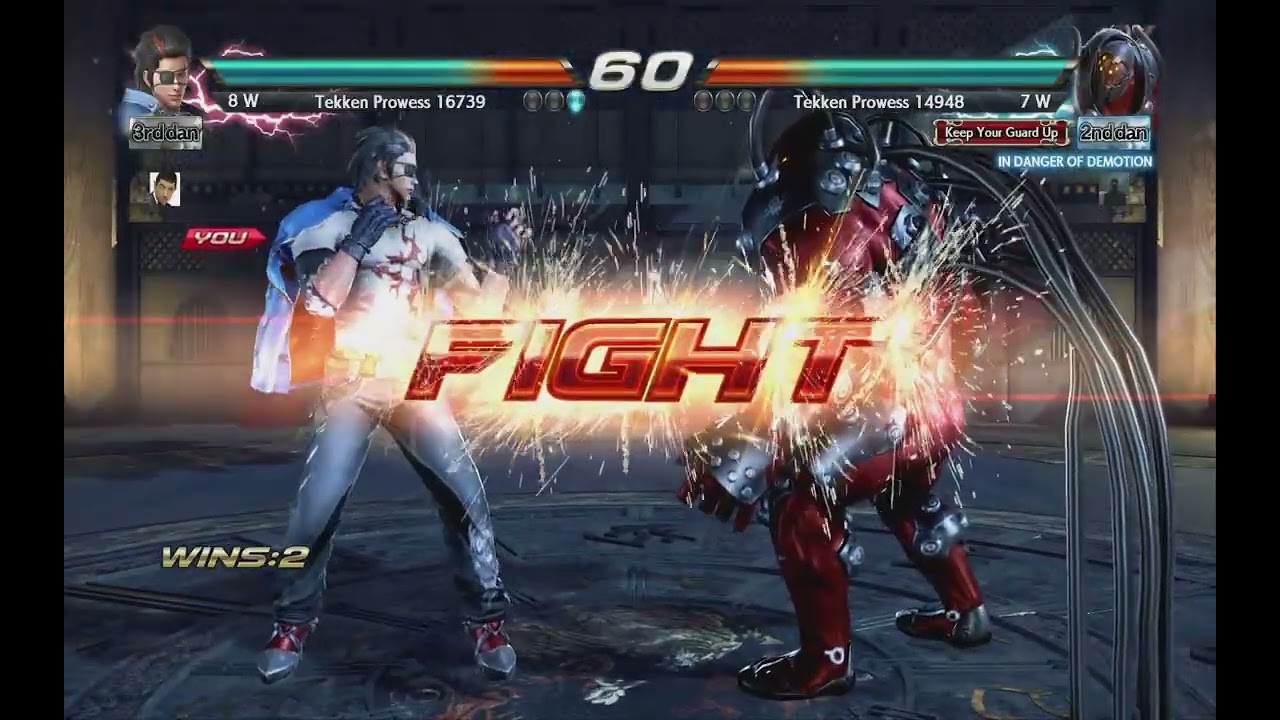 Hwoarang VS Big Random Guy