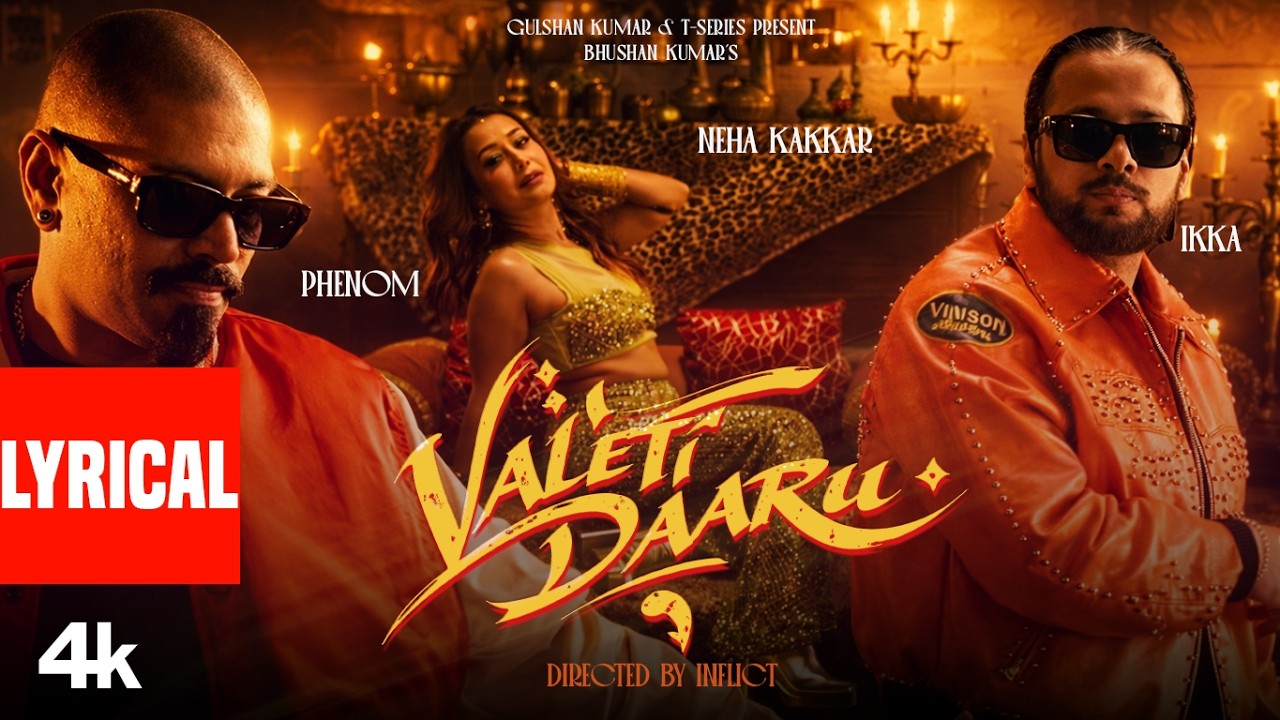 Valeti Daaru (Lyrical Video) | IKKA | Neha Kakkar | Phenom | Latest Song 2026 | Bhushan Kumar