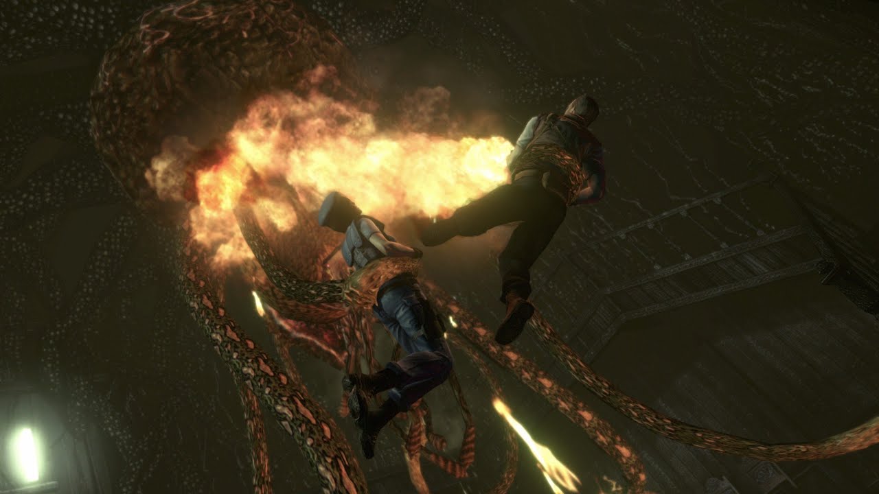 Temos abelhas, aranhas, plantas sanguessugas, TUBARÕES e zumbis 😊 - Resident Evil HD Remaster #2