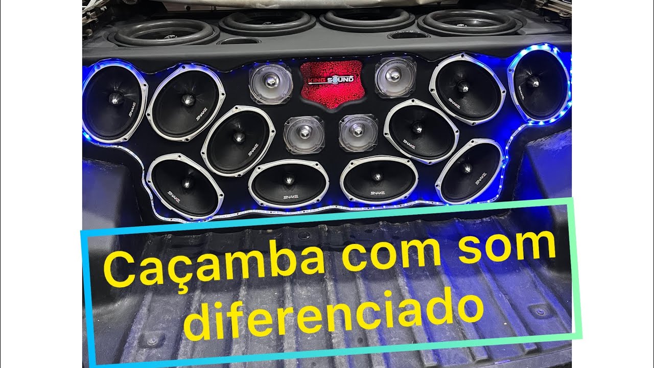 Toro com som na caçamba - king sound