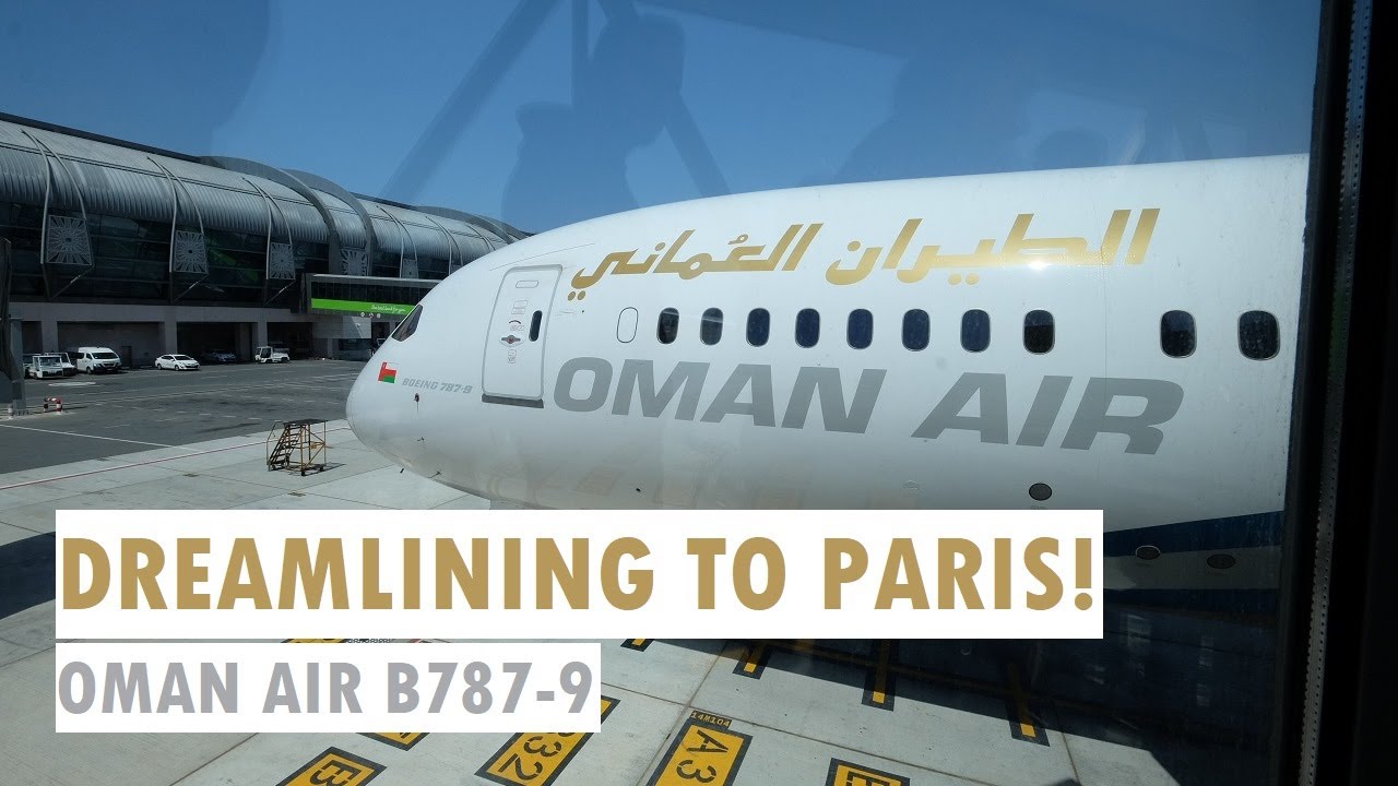 Oman Air 787 Economy Class | WY131 Muscat to Paris