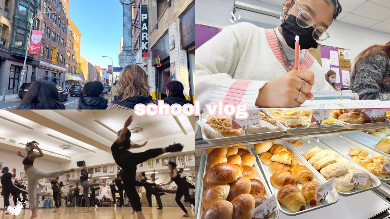 School vlog: grwm, dance & theatre class, with friends!