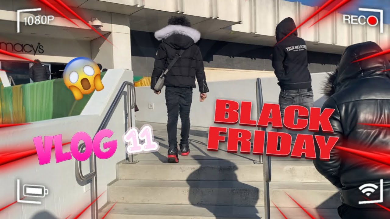 BLACK FRIDAY W/ THE GUYS @ TYSONS | Vlog 10