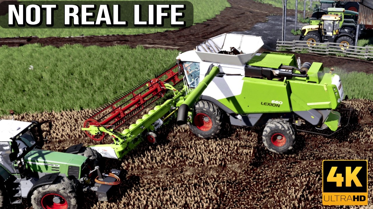 Ultra Realistic CLAAS Combine Harvest 🌾 FS25 Next-Gen Graphics