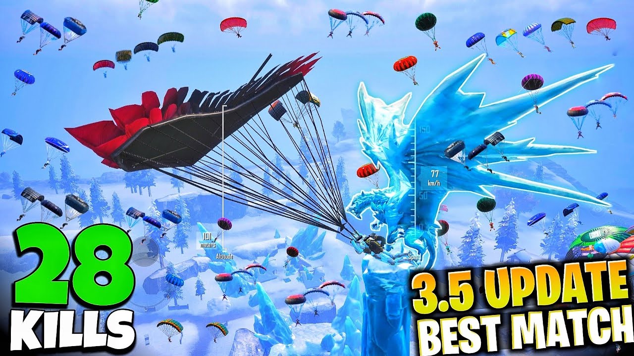 MOST INTENSE MATCH IN *NEW* WINTER MODE BGMI 3.5 UPDATE 🔥 DRAGON GOD VS ME - BGMI NEW UPDATE