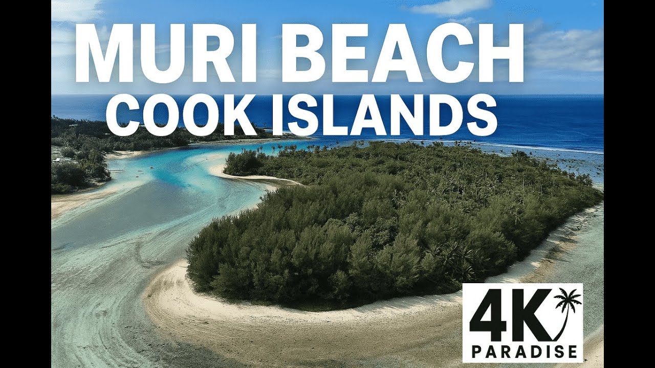 Flying Over Paradise | Muri Beach Cook Islands in 4K 🌺✨