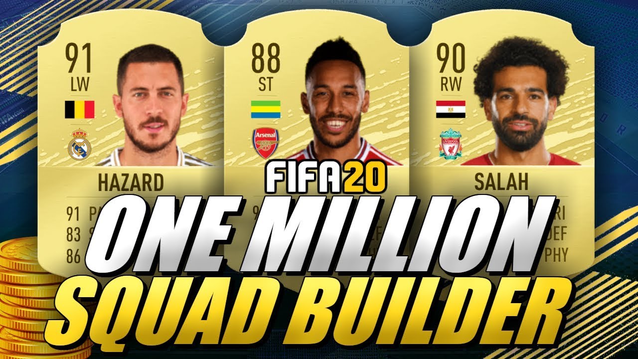 25-5 BEST 1 MILLION COIN TEAM FIFA 20 SQUAD BUILDER