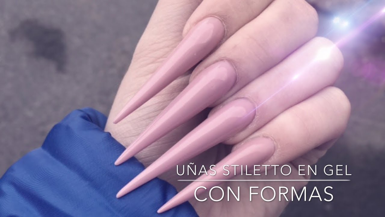 Uñas Stiletto Esculturales - Crispynails ♡