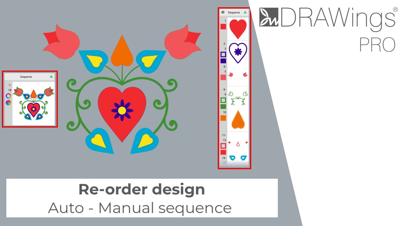 How to Use Auto and Manual Sequencing in Embroidery Software
